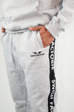 Swish Factorie Tape Track Pants Grey
