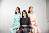 Swish Factorie Long Sleeve Crop Top Black